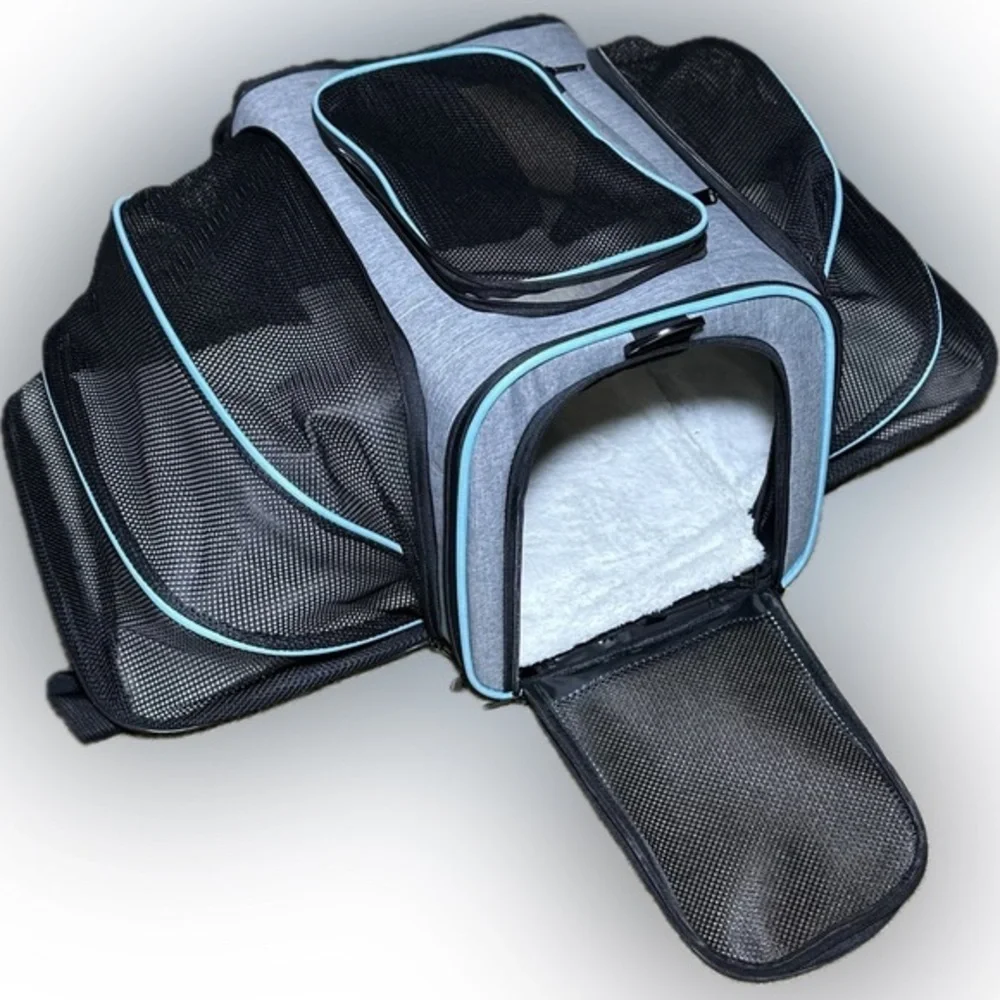 Pet Carrier Bag Portable Breathable Foldable Bag Cat Dog NWOT